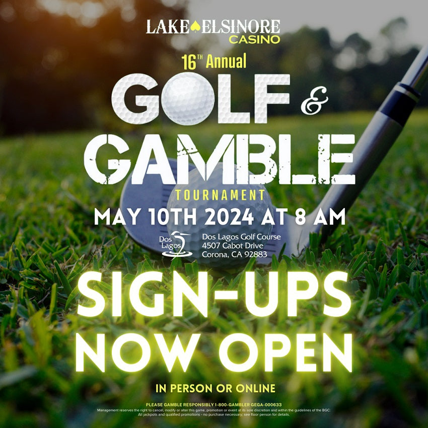 16th Annual Golf & Gamble Entry