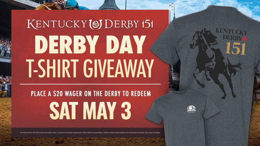 Experience the 2025 Kentucky Derby at CJ's Sports Grill in Lake Elsinore