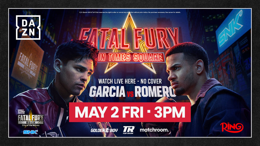 Watch DAZN Boxing This Weekend at CJ’s Sports Grill & Turf Club