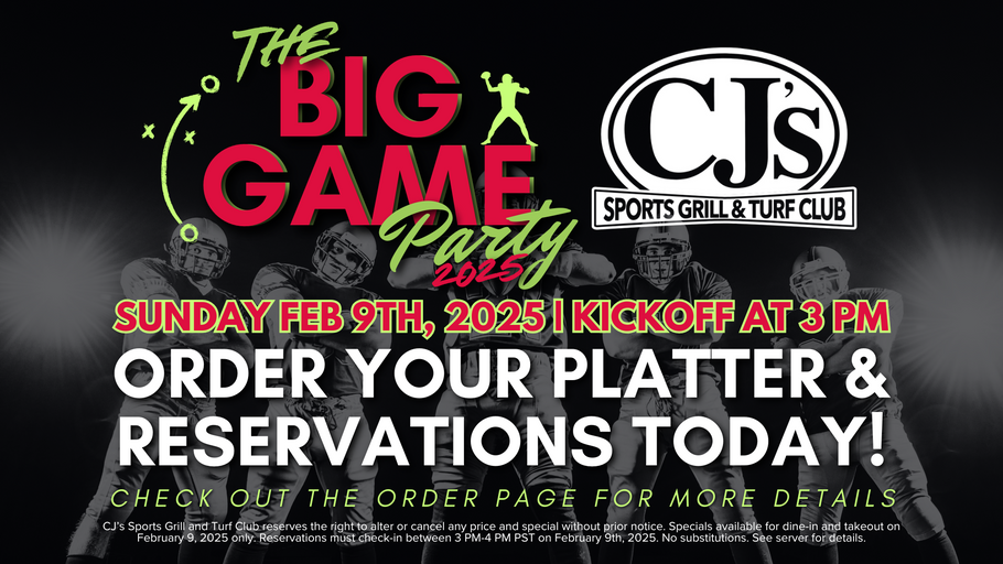 Experience Super Bowl LIX at CJ's Bar: The Ultimate Big Game Viewing Party